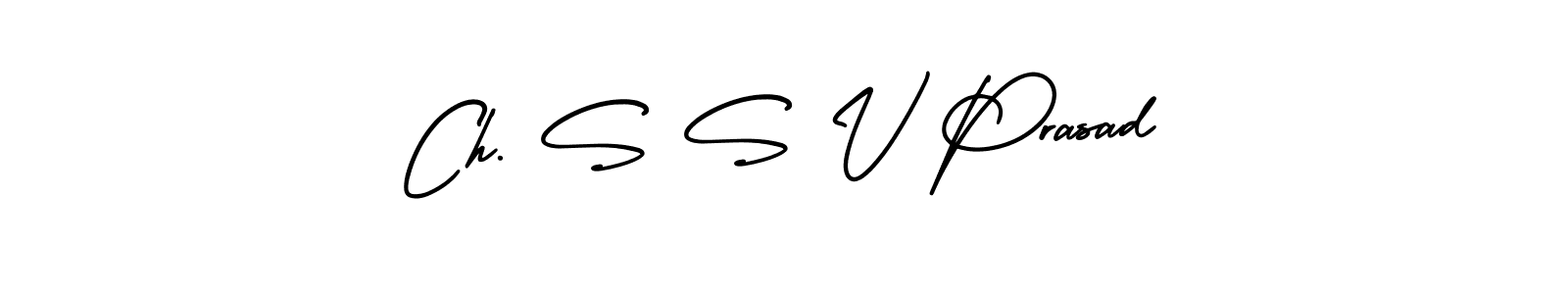 It looks lik you need a new signature style for name Ch. S S V Prasad. Design unique handwritten (AmerikaSignatureDemo-Regular) signature with our free signature maker in just a few clicks. Ch. S S V Prasad signature style 3 images and pictures png