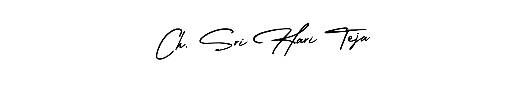 Make a beautiful signature design for name Ch. Sri Hari Teja. Use this online signature maker to create a handwritten signature for free. Ch. Sri Hari Teja signature style 3 images and pictures png