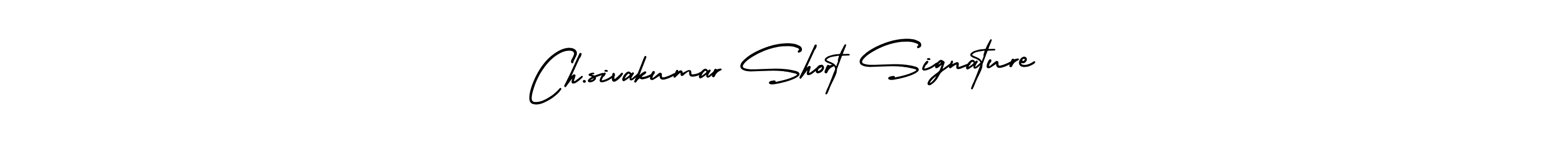 Design your own signature with our free online signature maker. With this signature software, you can create a handwritten (AmerikaSignatureDemo-Regular) signature for name Ch.sivakumar Short Signature. Ch.sivakumar Short Signature signature style 3 images and pictures png