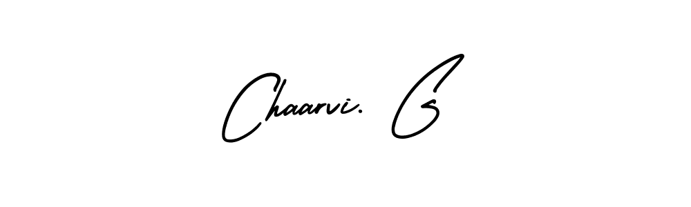 Use a signature maker to create a handwritten signature online. With this signature software, you can design (AmerikaSignatureDemo-Regular) your own signature for name Chaarvi. G. Chaarvi. G signature style 3 images and pictures png