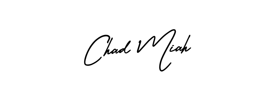 Use a signature maker to create a handwritten signature online. With this signature software, you can design (AmerikaSignatureDemo-Regular) your own signature for name Chad Miah. Chad Miah signature style 3 images and pictures png