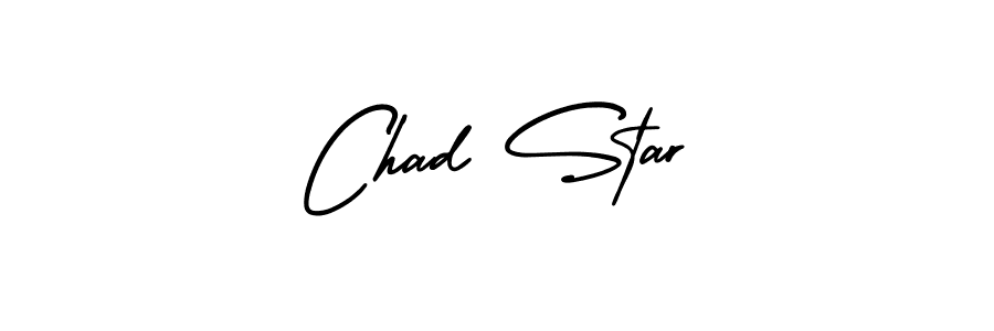 How to make Chad Star name signature. Use AmerikaSignatureDemo-Regular style for creating short signs online. This is the latest handwritten sign. Chad Star signature style 3 images and pictures png