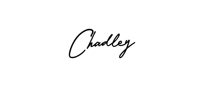Use a signature maker to create a handwritten signature online. With this signature software, you can design (AmerikaSignatureDemo-Regular) your own signature for name Chadley. Chadley signature style 3 images and pictures png