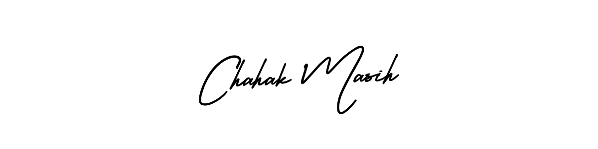 Chahak Masih stylish signature style. Best Handwritten Sign (AmerikaSignatureDemo-Regular) for my name. Handwritten Signature Collection Ideas for my name Chahak Masih. Chahak Masih signature style 3 images and pictures png