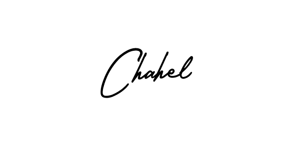 Create a beautiful signature design for name Chahel. With this signature (AmerikaSignatureDemo-Regular) fonts, you can make a handwritten signature for free. Chahel signature style 3 images and pictures png