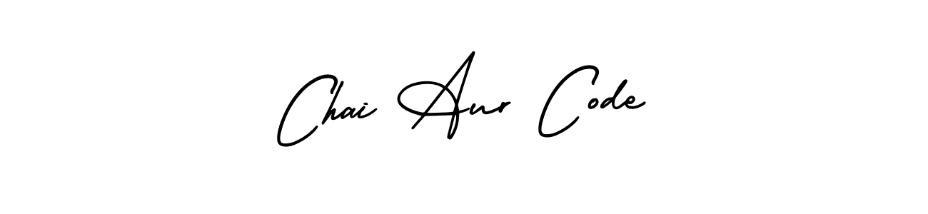 Also You can easily find your signature by using the search form. We will create Chai Aur Code name handwritten signature images for you free of cost using AmerikaSignatureDemo-Regular sign style. Chai Aur Code signature style 3 images and pictures png