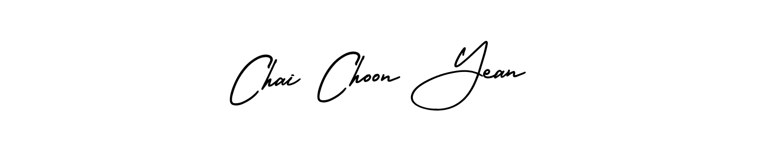 Design your own signature with our free online signature maker. With this signature software, you can create a handwritten (AmerikaSignatureDemo-Regular) signature for name Chai Choon Yean. Chai Choon Yean signature style 3 images and pictures png