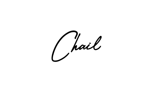 Use a signature maker to create a handwritten signature online. With this signature software, you can design (AmerikaSignatureDemo-Regular) your own signature for name Chail. Chail signature style 3 images and pictures png