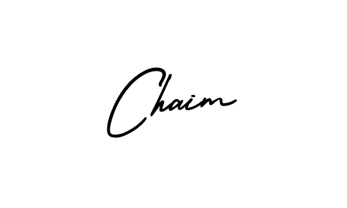 This is the best signature style for the Chaim name. Also you like these signature font (AmerikaSignatureDemo-Regular). Mix name signature. Chaim signature style 3 images and pictures png