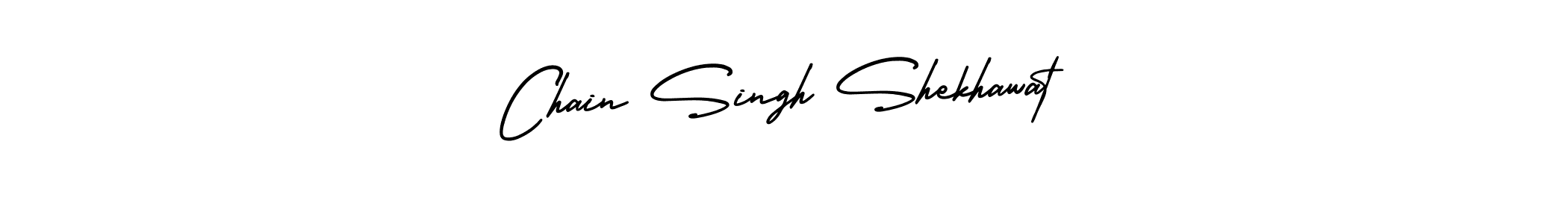 Chain Singh Shekhawat stylish signature style. Best Handwritten Sign (AmerikaSignatureDemo-Regular) for my name. Handwritten Signature Collection Ideas for my name Chain Singh Shekhawat. Chain Singh Shekhawat signature style 3 images and pictures png