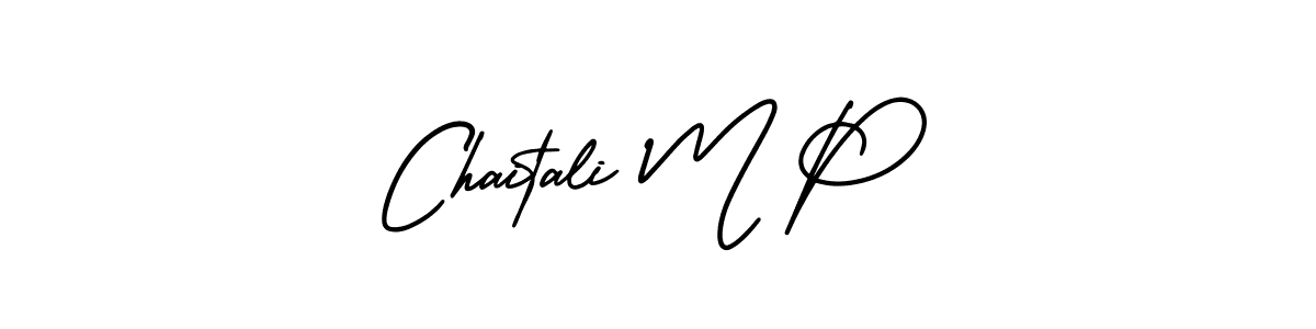 Similarly AmerikaSignatureDemo-Regular is the best handwritten signature design. Signature creator online .You can use it as an online autograph creator for name Chaitali M P. Chaitali M P signature style 3 images and pictures png