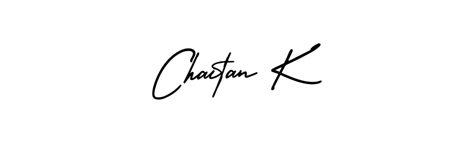 if you are searching for the best signature style for your name Chaitan K. so please give up your signature search. here we have designed multiple signature styles  using AmerikaSignatureDemo-Regular. Chaitan K signature style 3 images and pictures png