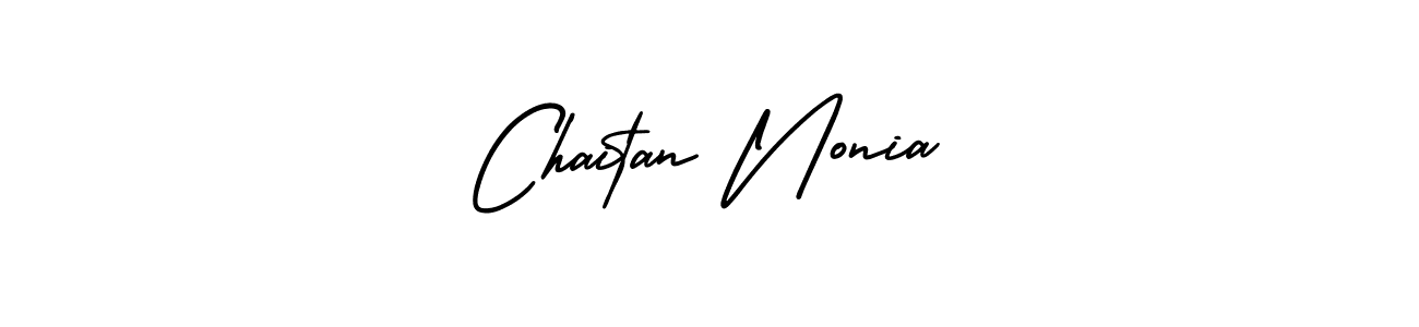 if you are searching for the best signature style for your name Chaitan Nonia. so please give up your signature search. here we have designed multiple signature styles  using AmerikaSignatureDemo-Regular. Chaitan Nonia signature style 3 images and pictures png