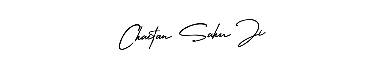 Also You can easily find your signature by using the search form. We will create Chaitan Sahu Ji name handwritten signature images for you free of cost using AmerikaSignatureDemo-Regular sign style. Chaitan Sahu Ji signature style 3 images and pictures png