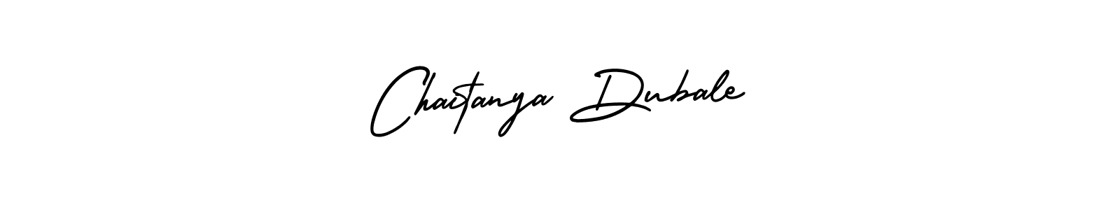 How to make Chaitanya Dubale signature? AmerikaSignatureDemo-Regular is a professional autograph style. Create handwritten signature for Chaitanya Dubale name. Chaitanya Dubale signature style 3 images and pictures png