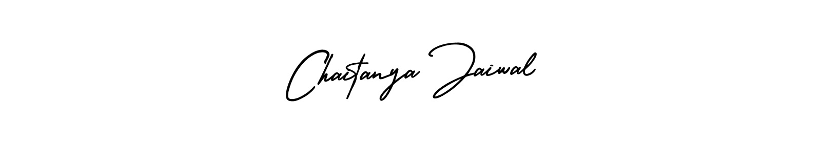 Chaitanya Jaiwal stylish signature style. Best Handwritten Sign (AmerikaSignatureDemo-Regular) for my name. Handwritten Signature Collection Ideas for my name Chaitanya Jaiwal. Chaitanya Jaiwal signature style 3 images and pictures png