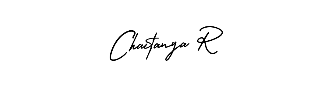 Also we have Chaitanya R name is the best signature style. Create professional handwritten signature collection using AmerikaSignatureDemo-Regular autograph style. Chaitanya R signature style 3 images and pictures png