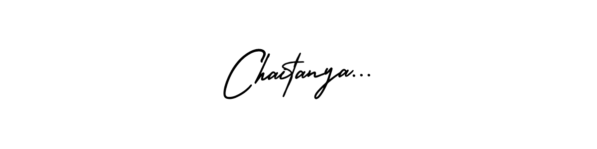How to make Chaitanya... signature? AmerikaSignatureDemo-Regular is a professional autograph style. Create handwritten signature for Chaitanya... name. Chaitanya... signature style 3 images and pictures png
