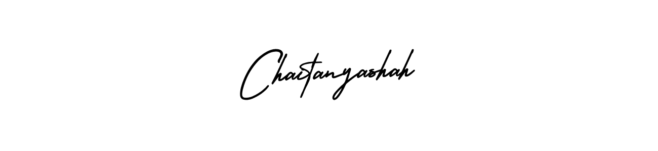 Create a beautiful signature design for name Chaitanyashah. With this signature (AmerikaSignatureDemo-Regular) fonts, you can make a handwritten signature for free. Chaitanyashah signature style 3 images and pictures png