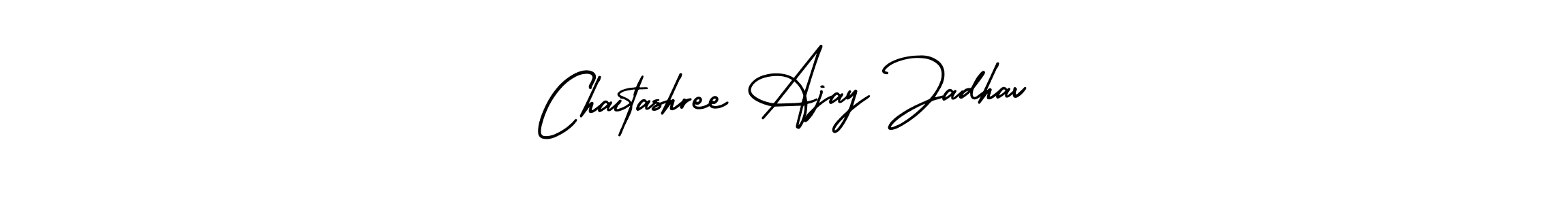 Design your own signature with our free online signature maker. With this signature software, you can create a handwritten (AmerikaSignatureDemo-Regular) signature for name Chaitashree Ajay Jadhav. Chaitashree Ajay Jadhav signature style 3 images and pictures png