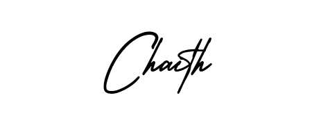 Use a signature maker to create a handwritten signature online. With this signature software, you can design (AmerikaSignatureDemo-Regular) your own signature for name Chaith. Chaith signature style 3 images and pictures png