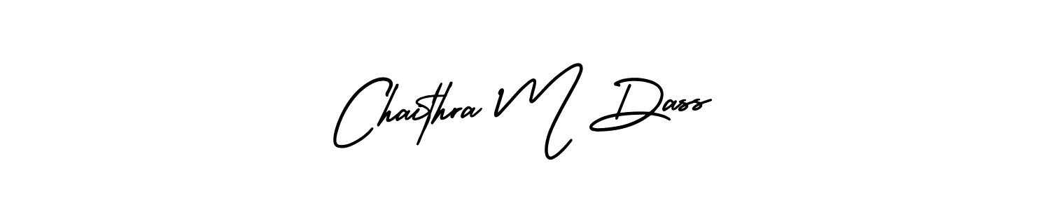 if you are searching for the best signature style for your name Chaithra M Dass. so please give up your signature search. here we have designed multiple signature styles  using AmerikaSignatureDemo-Regular. Chaithra M Dass signature style 3 images and pictures png