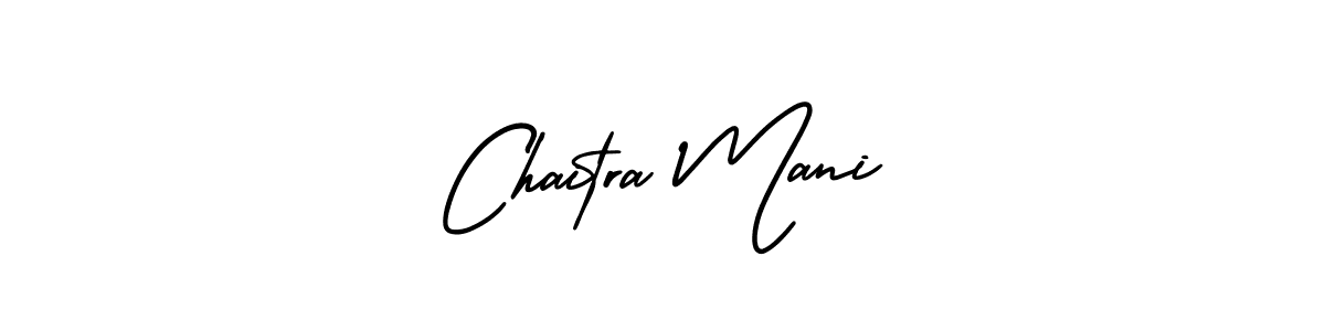 How to make Chaitra Mani signature? AmerikaSignatureDemo-Regular is a professional autograph style. Create handwritten signature for Chaitra Mani name. Chaitra Mani signature style 3 images and pictures png