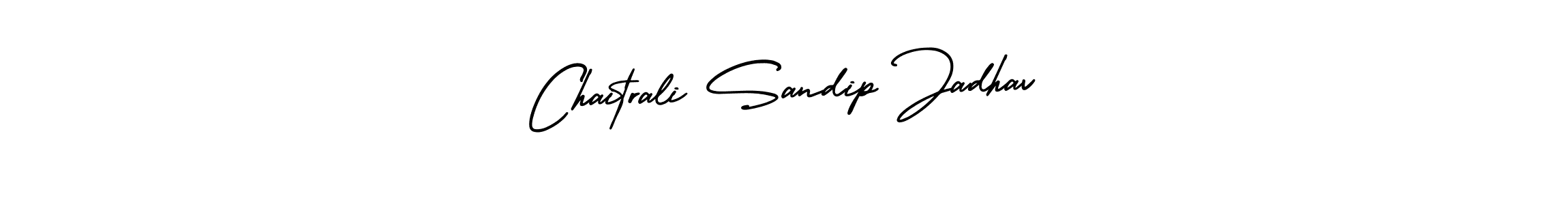 The best way (AmerikaSignatureDemo-Regular) to make a short signature is to pick only two or three words in your name. The name Chaitrali Sandip Jadhav include a total of six letters. For converting this name. Chaitrali Sandip Jadhav signature style 3 images and pictures png