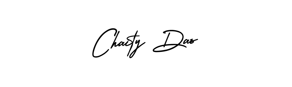The best way (AmerikaSignatureDemo-Regular) to make a short signature is to pick only two or three words in your name. The name Chaity Das include a total of six letters. For converting this name. Chaity Das signature style 3 images and pictures png