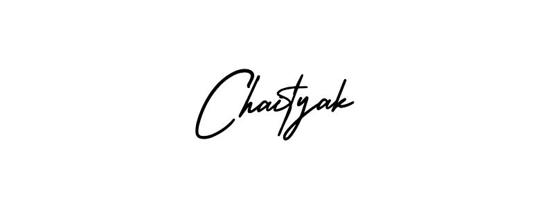 Chaityak stylish signature style. Best Handwritten Sign (AmerikaSignatureDemo-Regular) for my name. Handwritten Signature Collection Ideas for my name Chaityak. Chaityak signature style 3 images and pictures png