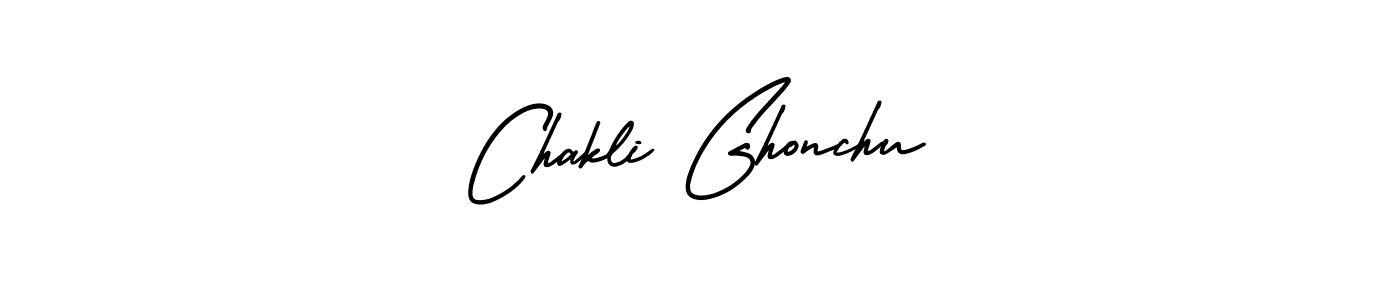 Also we have Chakli Ghonchu name is the best signature style. Create professional handwritten signature collection using AmerikaSignatureDemo-Regular autograph style. Chakli Ghonchu signature style 3 images and pictures png