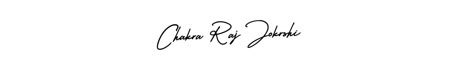How to make Chakra Raj Jokrshi name signature. Use AmerikaSignatureDemo-Regular style for creating short signs online. This is the latest handwritten sign. Chakra Raj Jokrshi signature style 3 images and pictures png