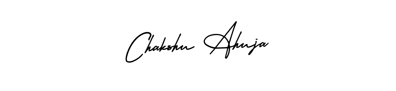 Chakshu Ahuja stylish signature style. Best Handwritten Sign (AmerikaSignatureDemo-Regular) for my name. Handwritten Signature Collection Ideas for my name Chakshu Ahuja. Chakshu Ahuja signature style 3 images and pictures png