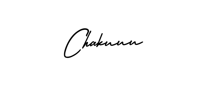 How to make Chakuuu name signature. Use AmerikaSignatureDemo-Regular style for creating short signs online. This is the latest handwritten sign. Chakuuu signature style 3 images and pictures png