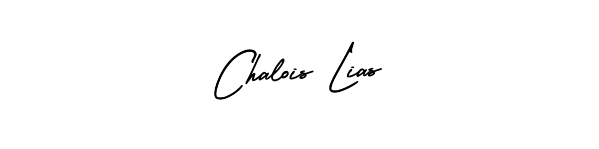 How to make Chalois Lias name signature. Use AmerikaSignatureDemo-Regular style for creating short signs online. This is the latest handwritten sign. Chalois Lias signature style 3 images and pictures png