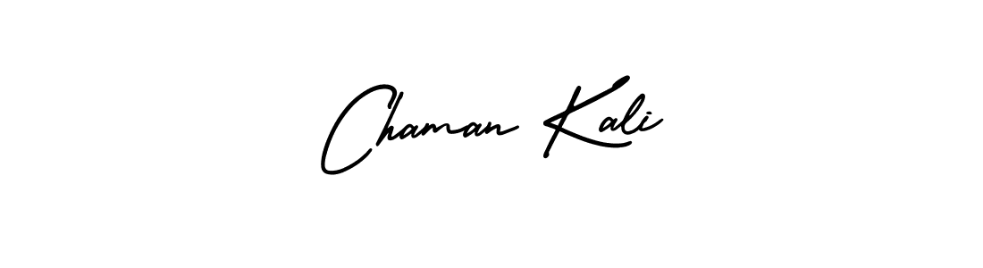 This is the best signature style for the Chaman Kali name. Also you like these signature font (AmerikaSignatureDemo-Regular). Mix name signature. Chaman Kali signature style 3 images and pictures png