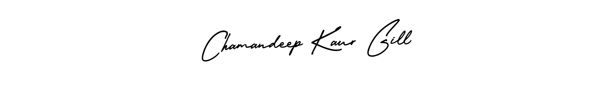 Design your own signature with our free online signature maker. With this signature software, you can create a handwritten (AmerikaSignatureDemo-Regular) signature for name Chamandeep Kaur Gill. Chamandeep Kaur Gill signature style 3 images and pictures png