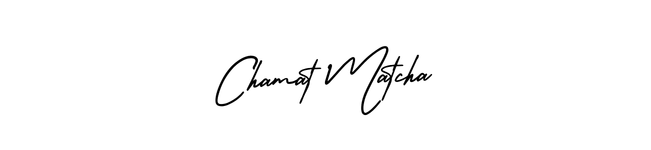 Also You can easily find your signature by using the search form. We will create Chamat Matcha name handwritten signature images for you free of cost using AmerikaSignatureDemo-Regular sign style. Chamat Matcha signature style 3 images and pictures png