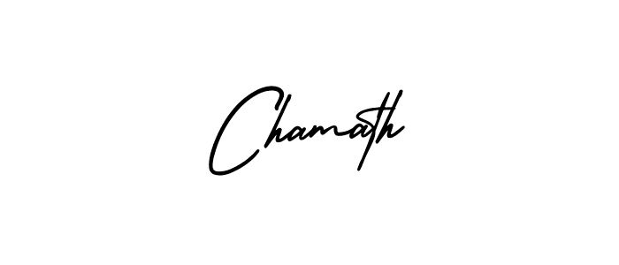 Create a beautiful signature design for name Chamath. With this signature (AmerikaSignatureDemo-Regular) fonts, you can make a handwritten signature for free. Chamath signature style 3 images and pictures png