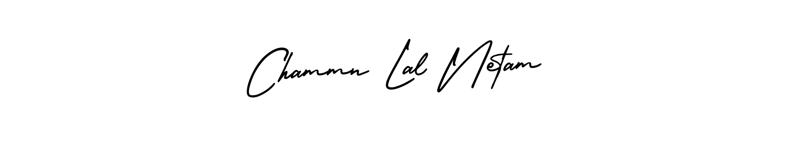 Chammn Lal Netam stylish signature style. Best Handwritten Sign (AmerikaSignatureDemo-Regular) for my name. Handwritten Signature Collection Ideas for my name Chammn Lal Netam. Chammn Lal Netam signature style 3 images and pictures png