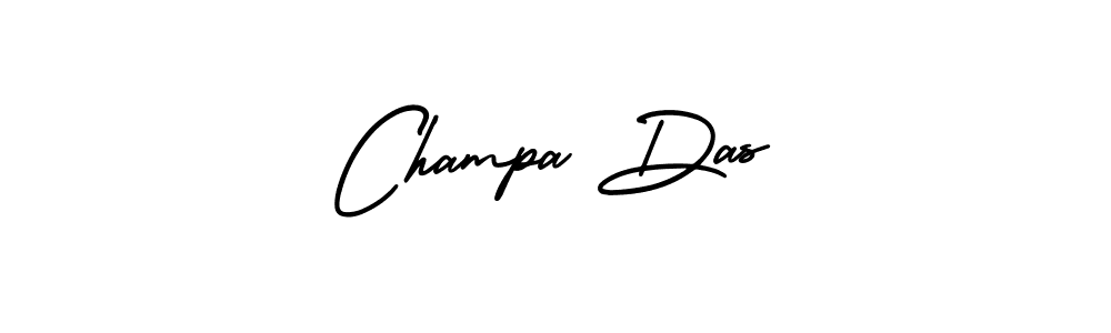 How to make Champa Das signature? AmerikaSignatureDemo-Regular is a professional autograph style. Create handwritten signature for Champa Das name. Champa Das signature style 3 images and pictures png