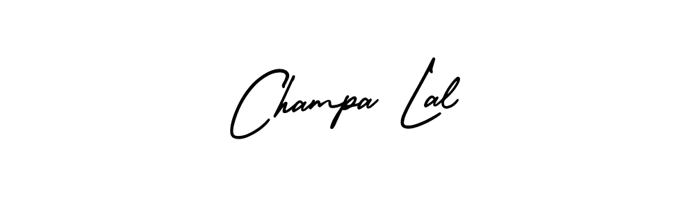 How to make Champa Lal signature? AmerikaSignatureDemo-Regular is a professional autograph style. Create handwritten signature for Champa Lal name. Champa Lal signature style 3 images and pictures png