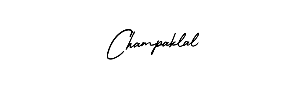 Make a beautiful signature design for name Champaklal. With this signature (AmerikaSignatureDemo-Regular) style, you can create a handwritten signature for free. Champaklal signature style 3 images and pictures png