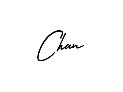 You should practise on your own different ways (AmerikaSignatureDemo-Regular) to write your name (Chan) in signature. don't let someone else do it for you. Chan signature style 3 images and pictures png