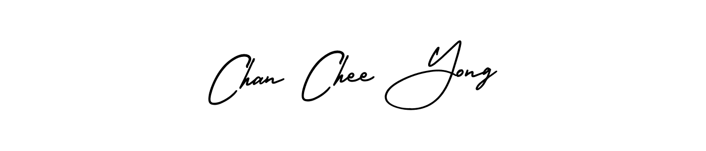 This is the best signature style for the Chan Chee Yong name. Also you like these signature font (AmerikaSignatureDemo-Regular). Mix name signature. Chan Chee Yong signature style 3 images and pictures png