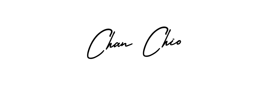 Make a beautiful signature design for name Chan Chio. With this signature (AmerikaSignatureDemo-Regular) style, you can create a handwritten signature for free. Chan Chio signature style 3 images and pictures png