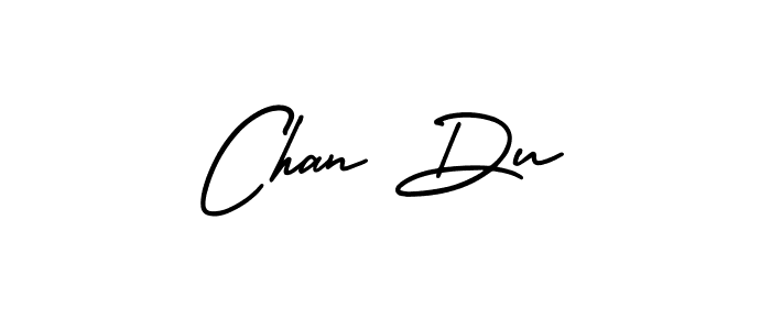 Chan Du stylish signature style. Best Handwritten Sign (AmerikaSignatureDemo-Regular) for my name. Handwritten Signature Collection Ideas for my name Chan Du. Chan Du signature style 3 images and pictures png