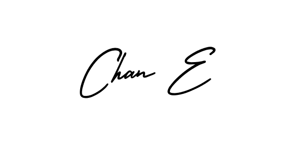The best way (AmerikaSignatureDemo-Regular) to make a short signature is to pick only two or three words in your name. The name Chan E include a total of six letters. For converting this name. Chan E signature style 3 images and pictures png