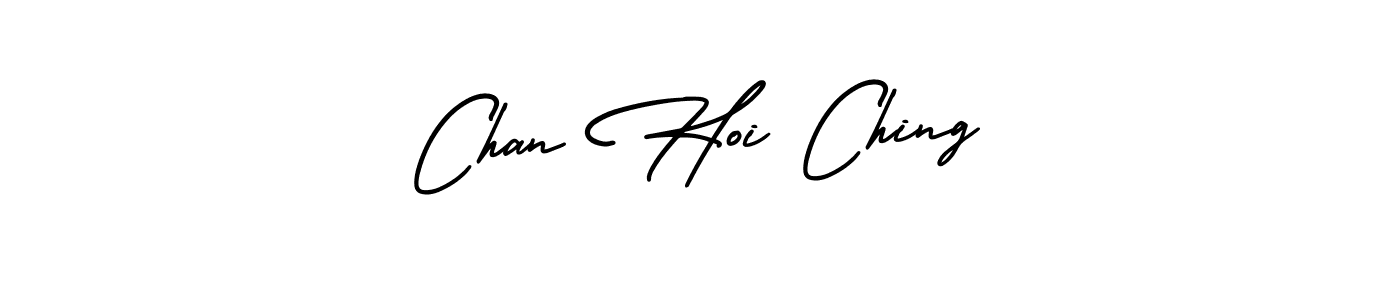 How to Draw Chan Hoi Ching signature style? AmerikaSignatureDemo-Regular is a latest design signature styles for name Chan Hoi Ching. Chan Hoi Ching signature style 3 images and pictures png