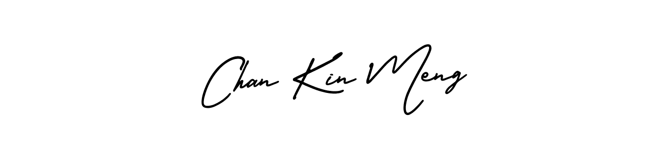 Design your own signature with our free online signature maker. With this signature software, you can create a handwritten (AmerikaSignatureDemo-Regular) signature for name Chan Kin Meng. Chan Kin Meng signature style 3 images and pictures png